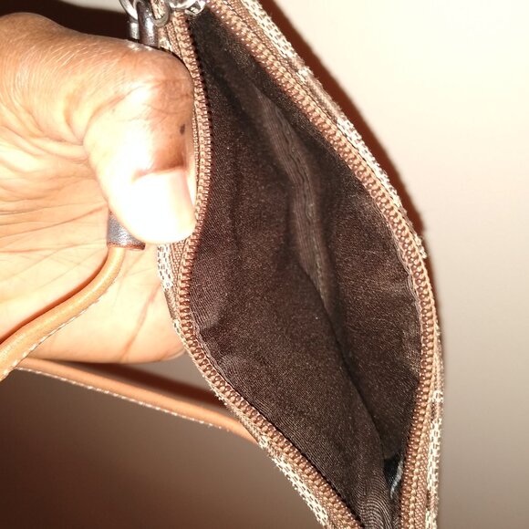 Coach Corner Zip Wristlet in Signature Canvas - Picture 9 of 9